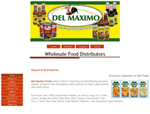 Tablet Screenshot of delmaximo.com